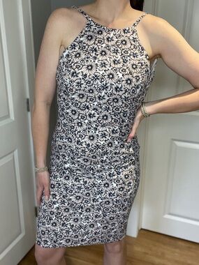 Banana Republic Sleeveless Floral Sheath Dress